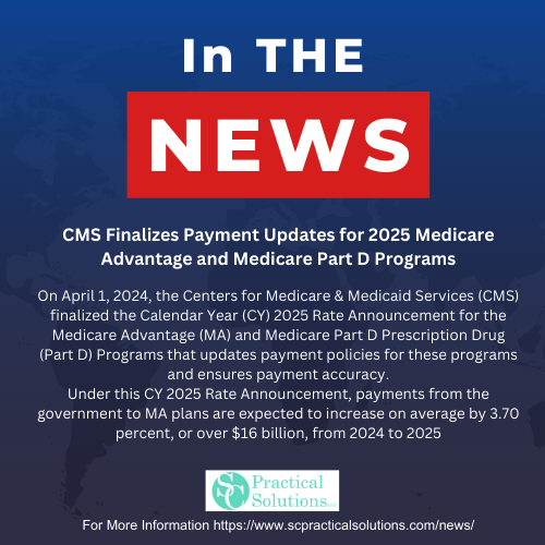 CMS Finalizes Payment Updates for 2025 Medicare Advantage and Medicare